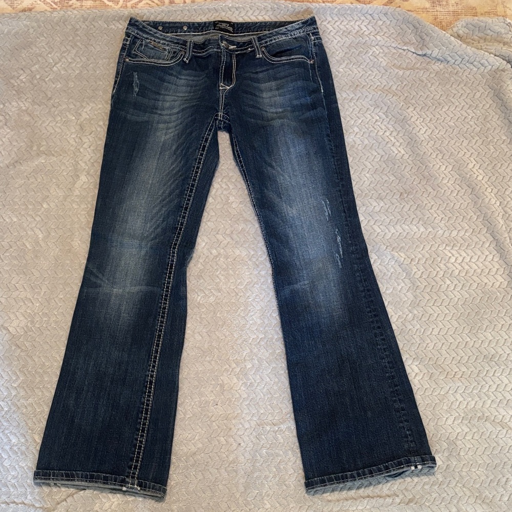 Rerock for Express Jeans Womens Low Rise Bootcut